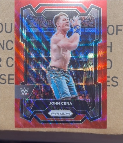2024 Panini Prizm WWE #156 John Cena — front