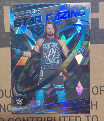 2023 Panini Revolution WWE #4 AJ Styles Star Gazing — front