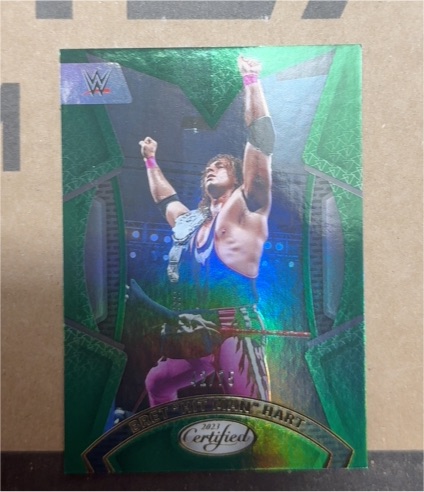 2021 Panini WWE Certified Bret Hart — front