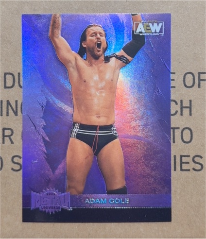 2022 SkyBox Metal Universe AEW #3 Adam Cole — front