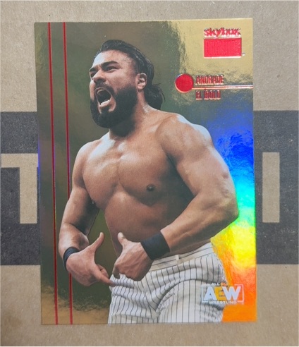 2022 Skybox Metal Universe AEW Andrade El Idolo Premium Star Sapphire #PP-16 — front