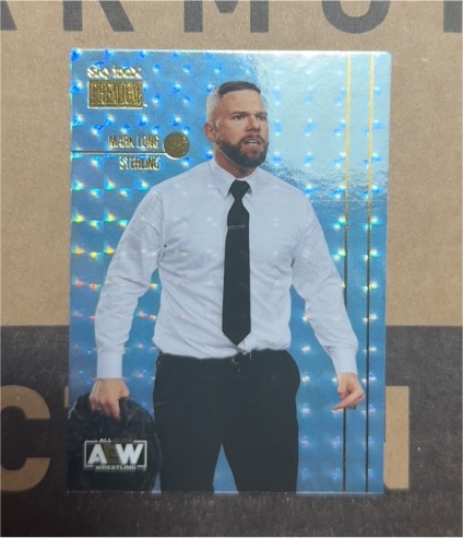 2022 Skybox Metal Universe AEW Premium Star Sapphire #PP-49 Mark Long Sterling — front