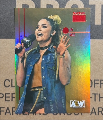 2022 Skybox Metal Universe AEW #PP-6 Tay Melo Skybox Premium — front