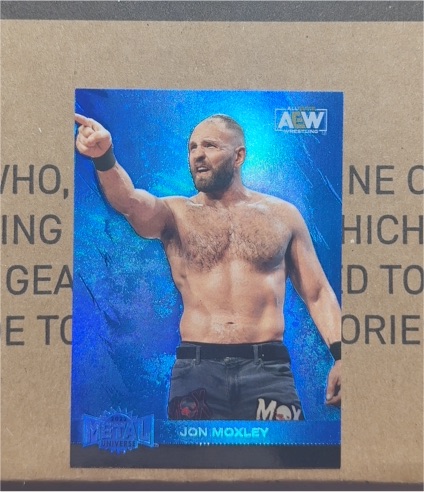 2022 Skybox Metal Universe AEW #17 Jon Moxley — front