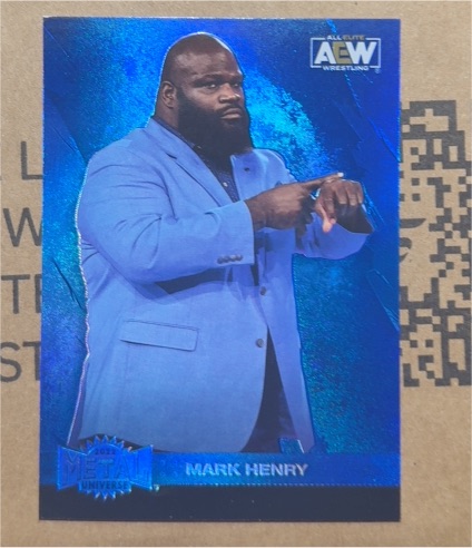 2022 SkyBox Metal Universe AEW #75 Mark Henry — front