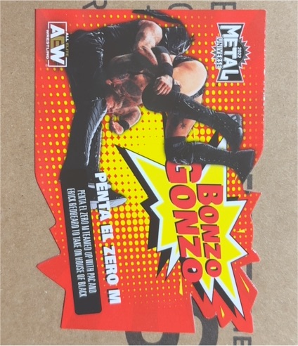 2022 Skybox Metal Universe AEW Bonzo Gonzo #BG-62 — front