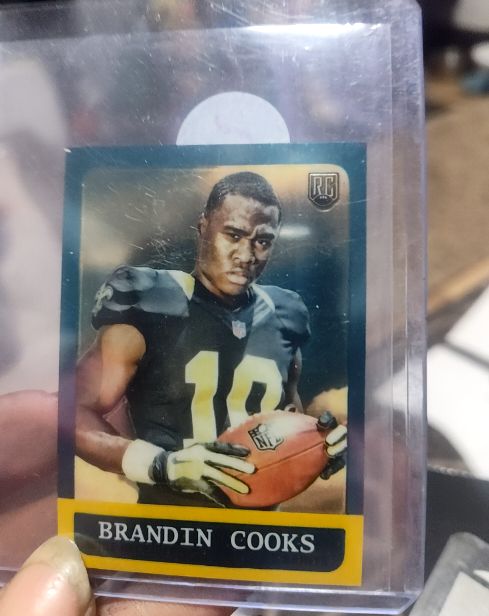 2014 Topps Chrome 1963 Design Minis #25 Brandin Cooks Rookie Card — front