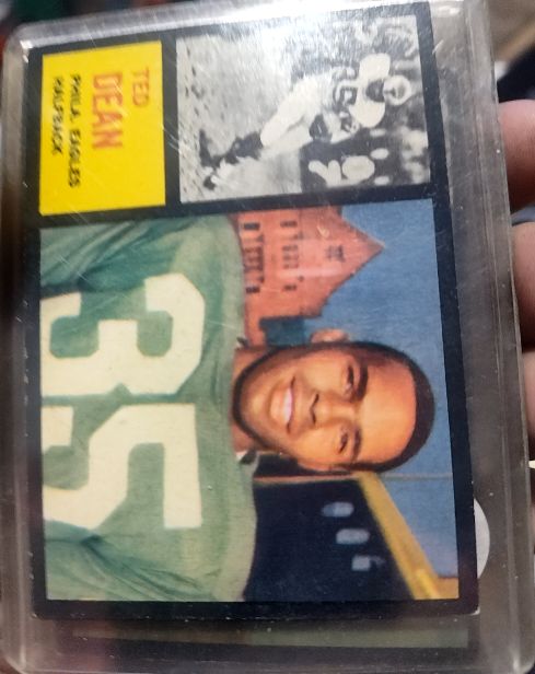 1962 Topps #117 Ted Dean — front
