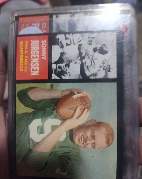 1962 Topps #115 Sonny Jurgensen — front