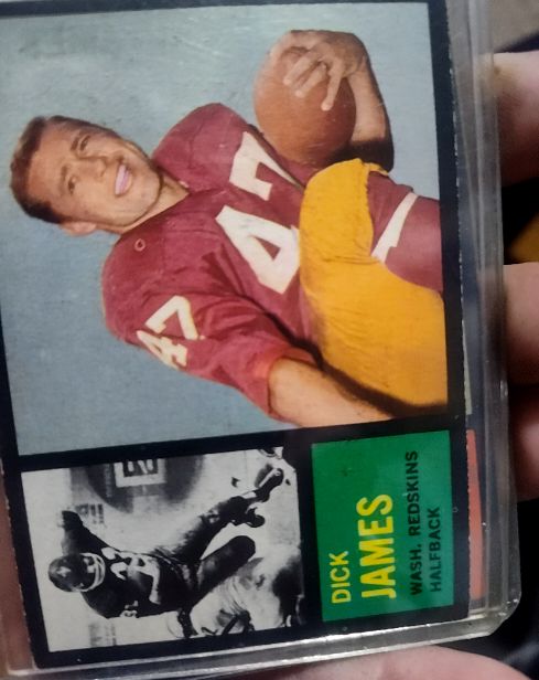 1962 Topps #165 Dick James — front