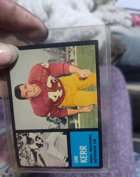 1962 Topps Football #173 Jim Kerr — front