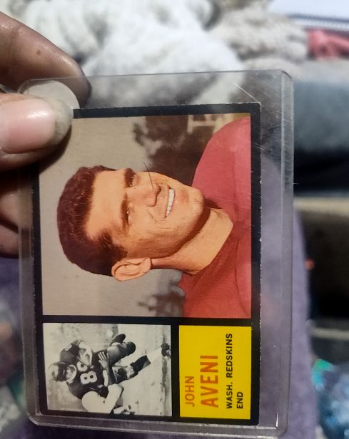 1962 Topps #171 John Aveni Redskins — front