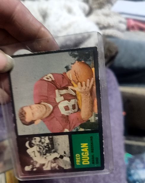 1962 Topps Football #170 Fred Dugan — front