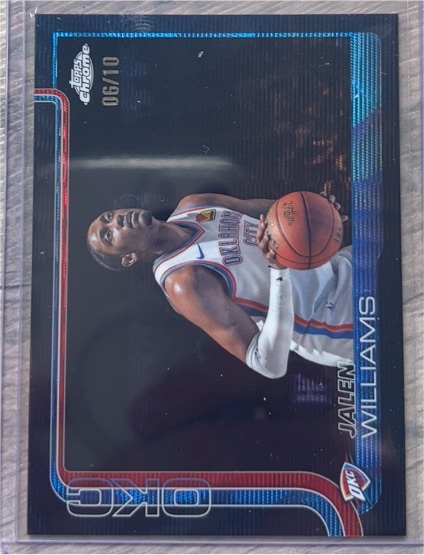 2025-26 Topps Chrome #187 Jalen Williams — front