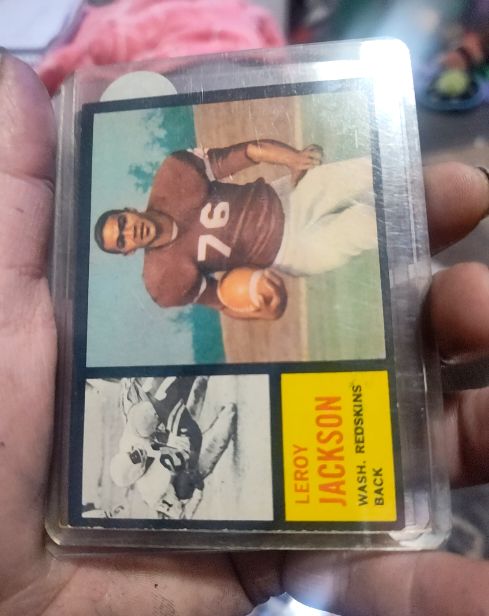 1962 Topps Football #174 Leroy Jackson — front