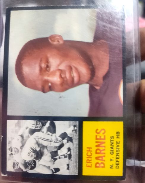 1962 Topps #111 Erich Barnes — front