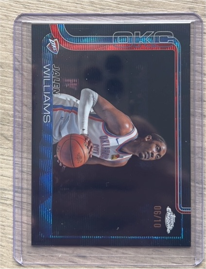2025-26 Topps Chrome #187 Jalen Williams — front
