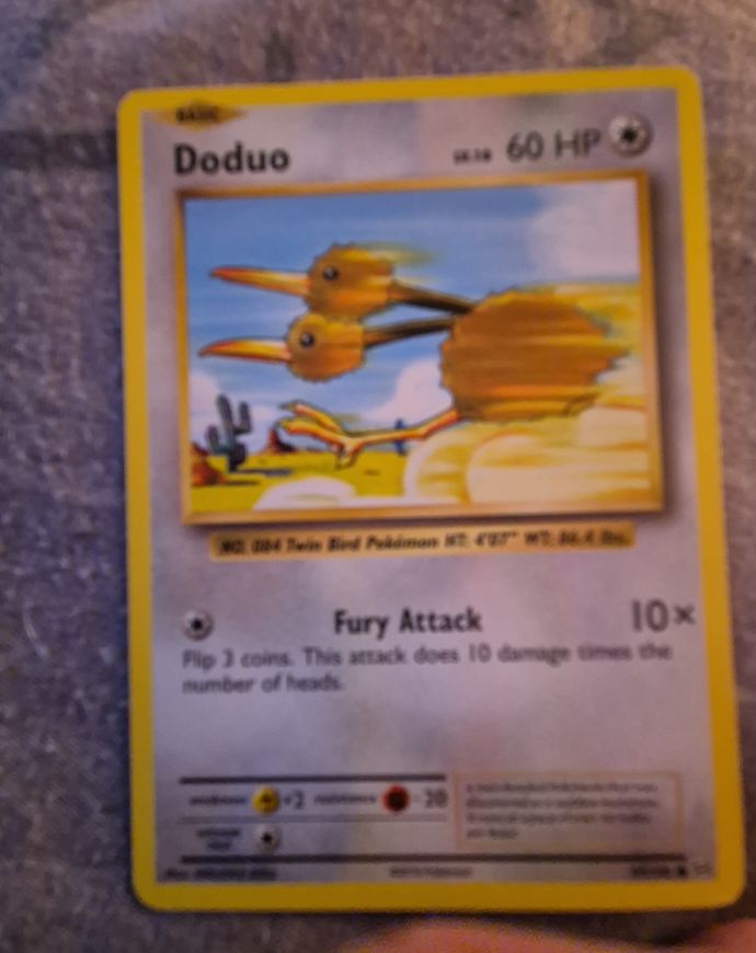 2016 Pokemon XY Evolutions #69 Doduo — front