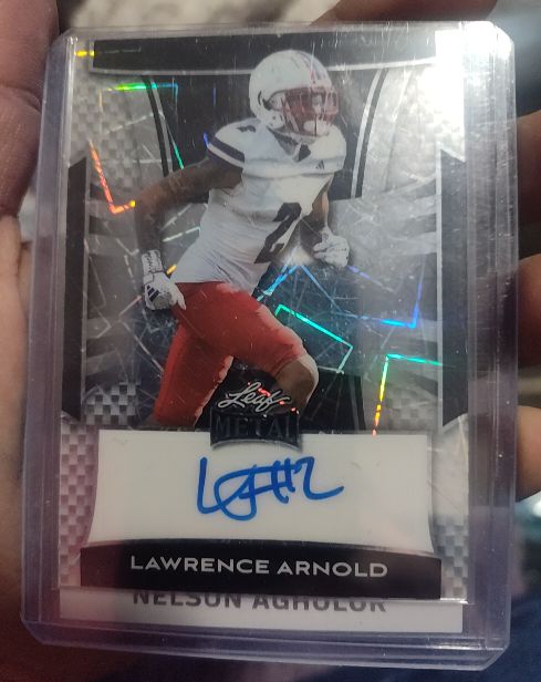 2025 Leaf Metal #BA-LA2 Lawrence Arnold — front