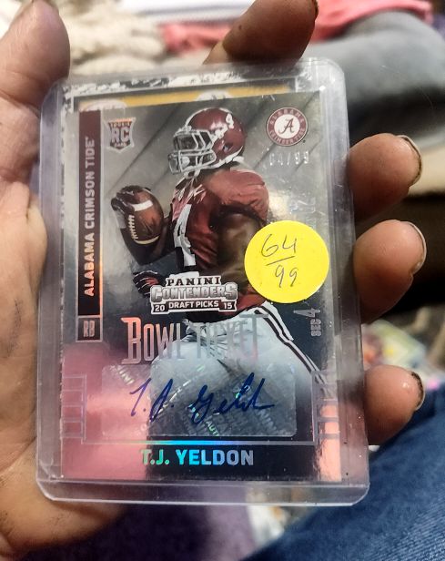 2015 Panini Contenders Draft Picks Bowl Ticket #64 T.J. Yeldon — front