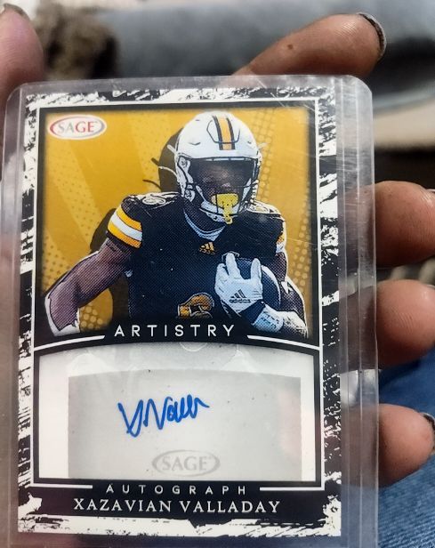 2022 SAGE Artistry #A-XV Xazavian Valladay — front