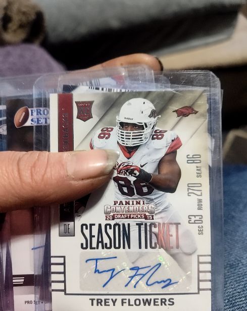 2015 Panini Season Ticket #245 Trey Flowers — front