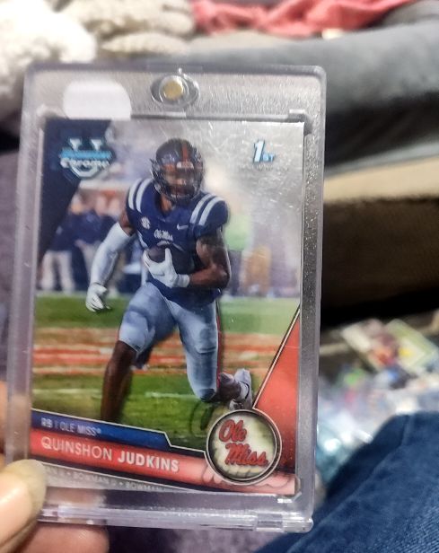 2023 Bowman University Chrome #135 Quinshon Judkins — front