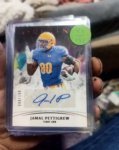2022 Panini Chronicles Draft Origins #OA-JPE Jamal Pettigrew — front
