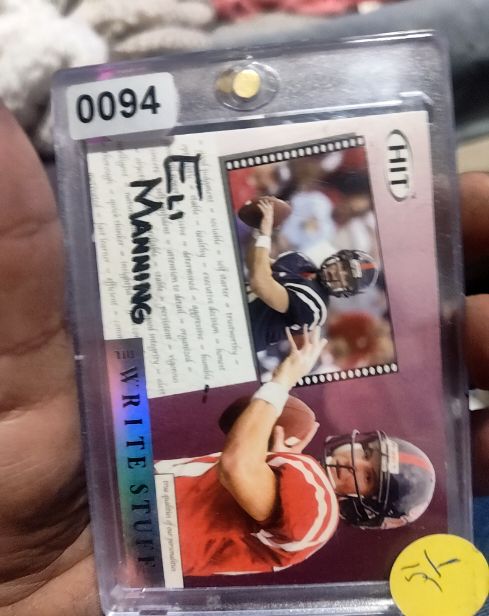 2004 Sage Hit #1 Eli Manning The Write Stuff — front