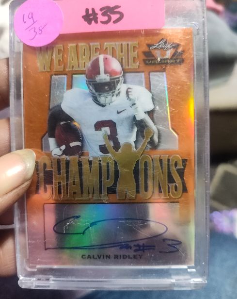 2018 Leaf Valiant #WCCR1 Calvin Ridley — front
