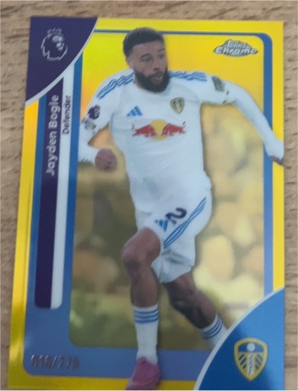 2026 Topps Chrome Premier League #108 Jayden Bogle — front