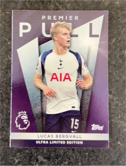 2025-26 Topps Premier League Premier Pull #PP17 Lucas Bergvall — front