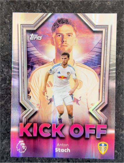 2024 Topps Kick Off Anton Stach Leeds United — front