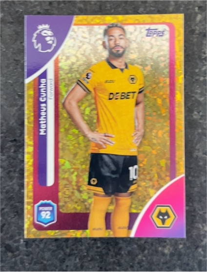 2025-26 Topps Premier League #303 Matheus Cunha — front