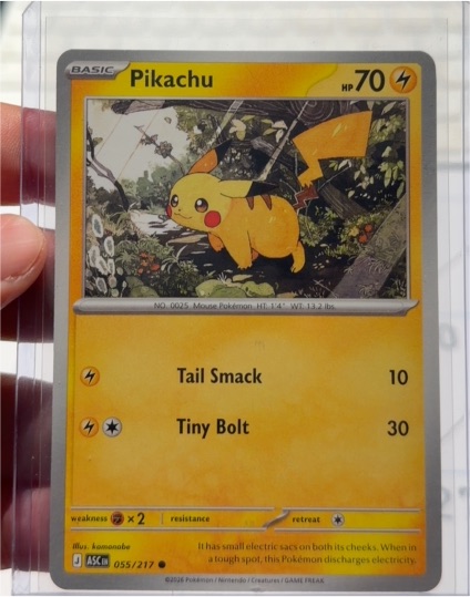 2020 Pokémon #055 Pikachu — front