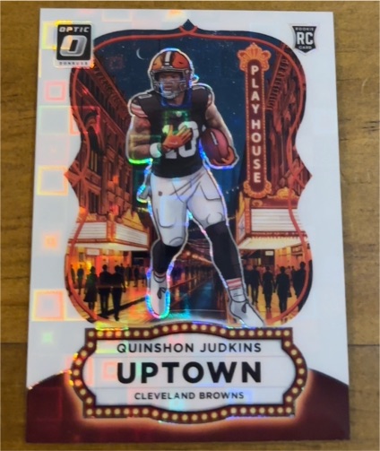 2025 Panini Donruss Optic Uptown #17 Quinshon Judkins Rookie Cleveland Browns — front