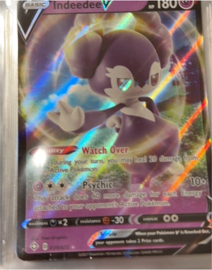 2020 Pokémon Shining Fates #039/072 Indeedee V — front