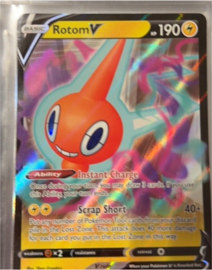 2023 Pokémon TCG Crown Zenith #045 Rotom V — front