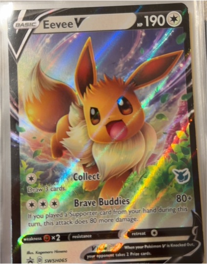 2020 Pokémon SWSH065 Eevee V — front