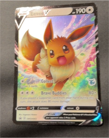 2020 Pokémon SWSH065 Eevee V — front