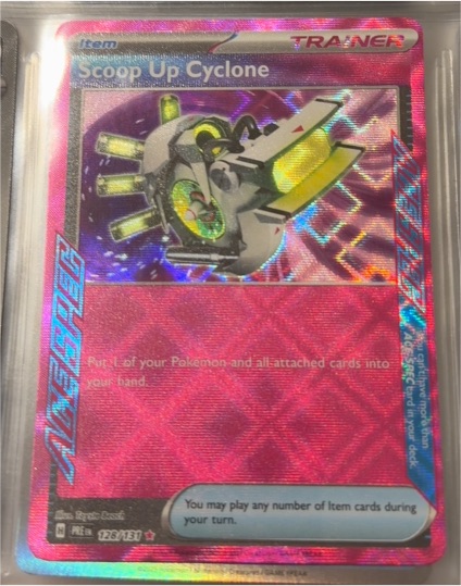 2021 Pokémon #128 Scoop Up Cyclone — front