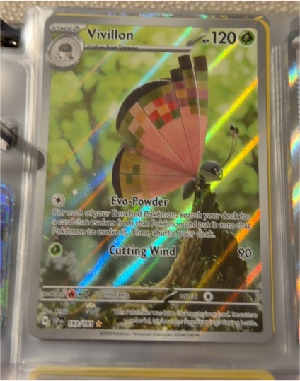 2022 Pokémon TCG SV08 Surging Sparks #193 Vivillon — front