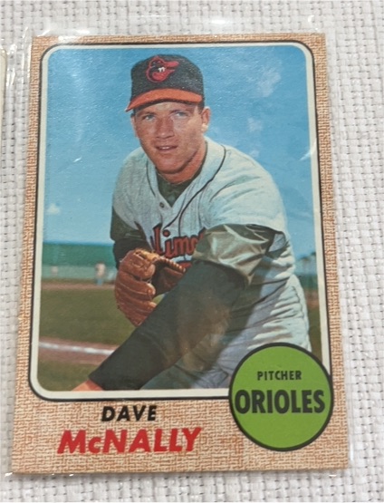 1968 Topps #478 Dave McNally — front