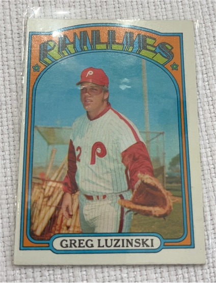 1972 Topps #112 Greg Luzinski Philadelphia Phillies — front