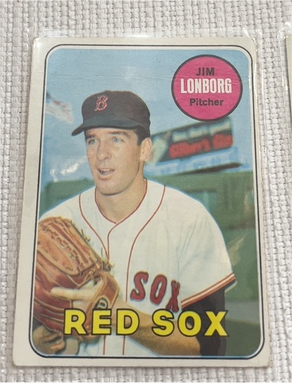 1969 Topps #109 Jim Lonborg — front