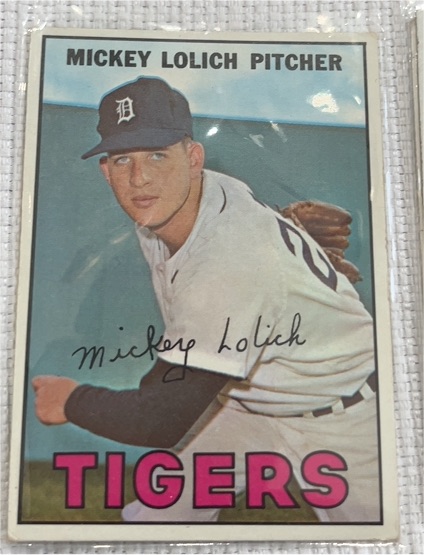1967 Topps #88 Mickey Lolich Detroit Tigers — front