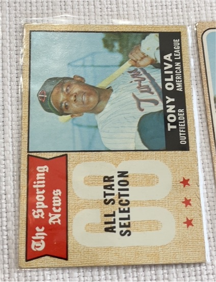 1968 Topps #371 Tony Oliva The Sporting News All Star Selection — front