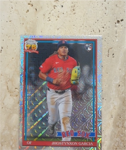 2026 Topps Series 1 Silver Pack Mojo #91C-23 Jhostynxon Garcia — front