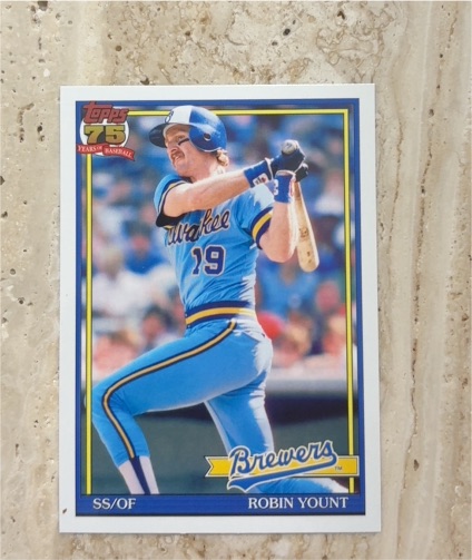 2026 Topps Series 1 1991 Throwback #T91-32 Robin Yount — front