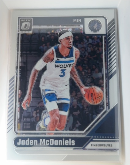 2024-25 Donruss Optic #40 Jaden McDaniels — front